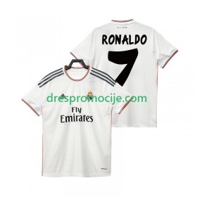 Real Madrid Cristiano Ronaldo 7 2013 2014 Dres Retro Domaći Kratkih Rukava